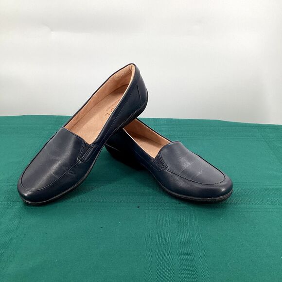 Soul By Naturalizer Kacy Women's Flat, Navy Leather, Size 8.5M - Picture 1 of 13